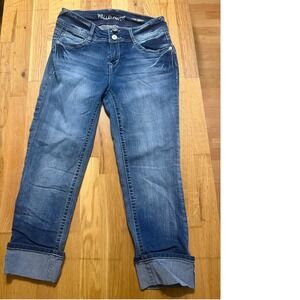 Wallflower The Luscious Curvy Women Jeans Size 7 Blue Wash Denim